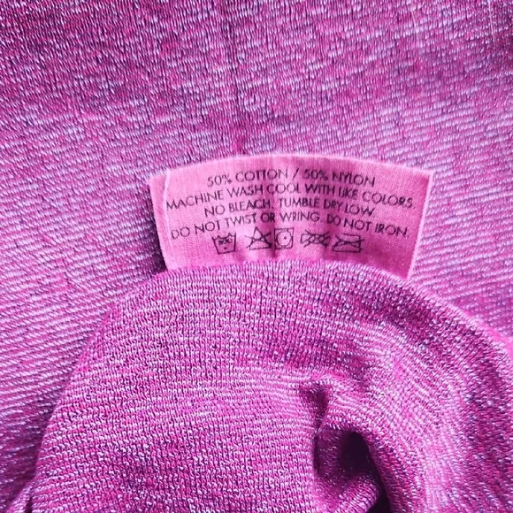 Michael Stars‎ Purple Metallic Stretch Tank OSFM - Picture 6 of 6